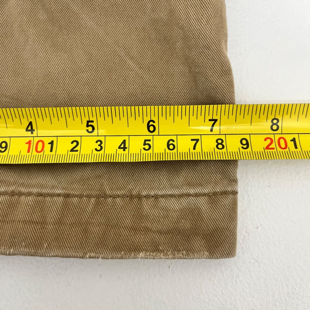 Abercrombie & Fitch Mens W29 L30 Chino Pants Brown Button Fly Mid Rise Trousers - Picture 12 of 12